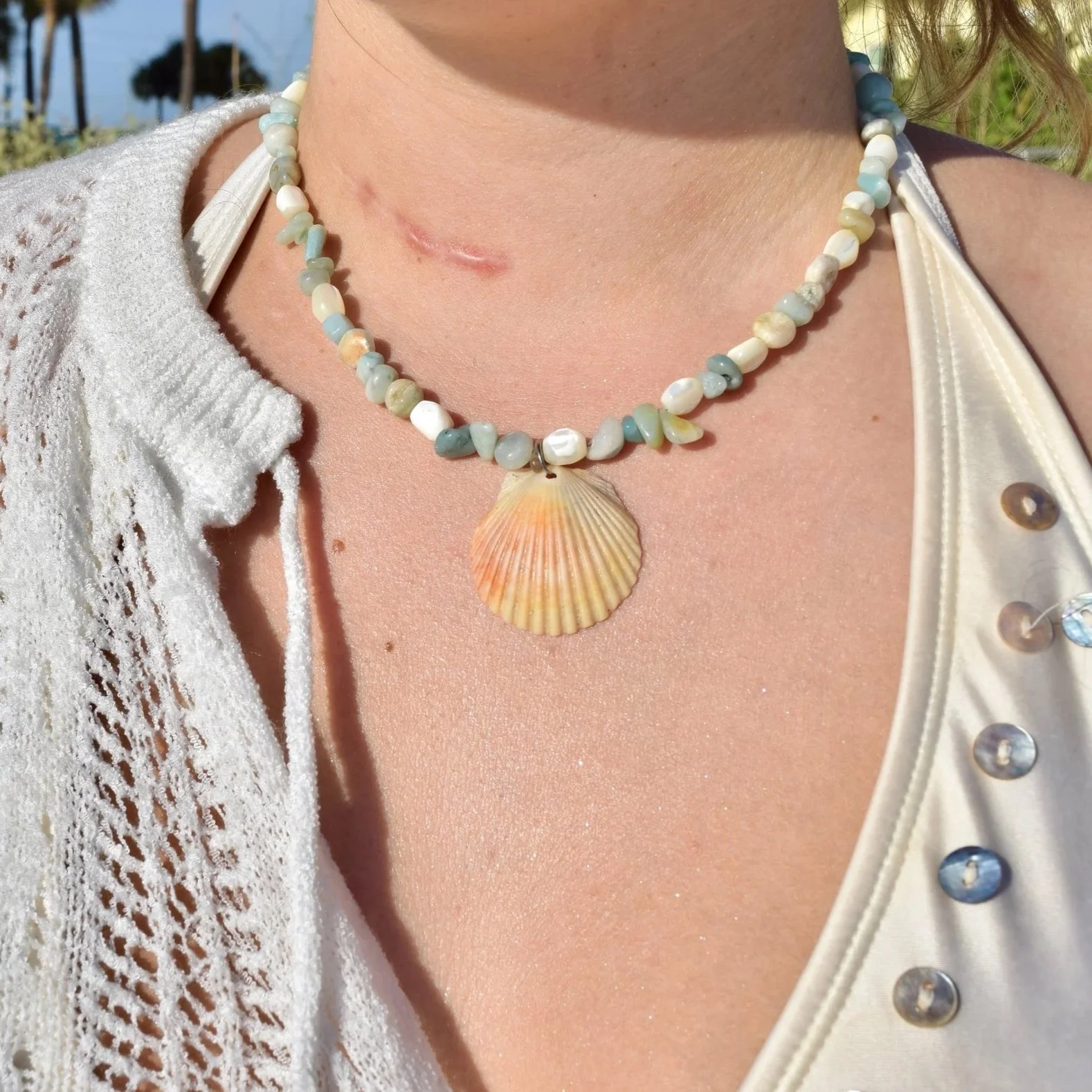 Sherri necklace by Busy Beech, view 3