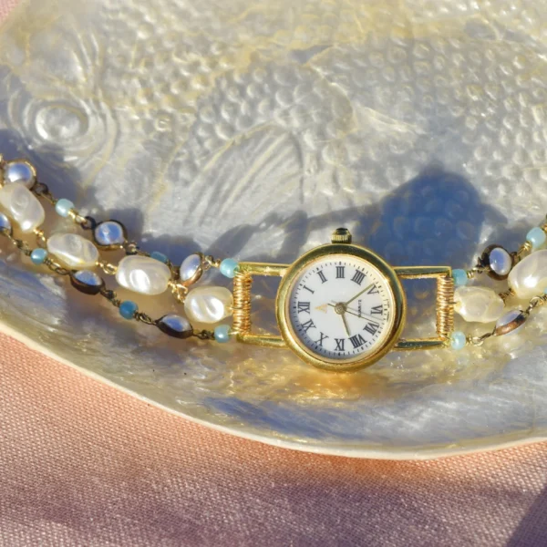 Donna's Watch, handmade by Busy Beech from recycled and second-hand materials