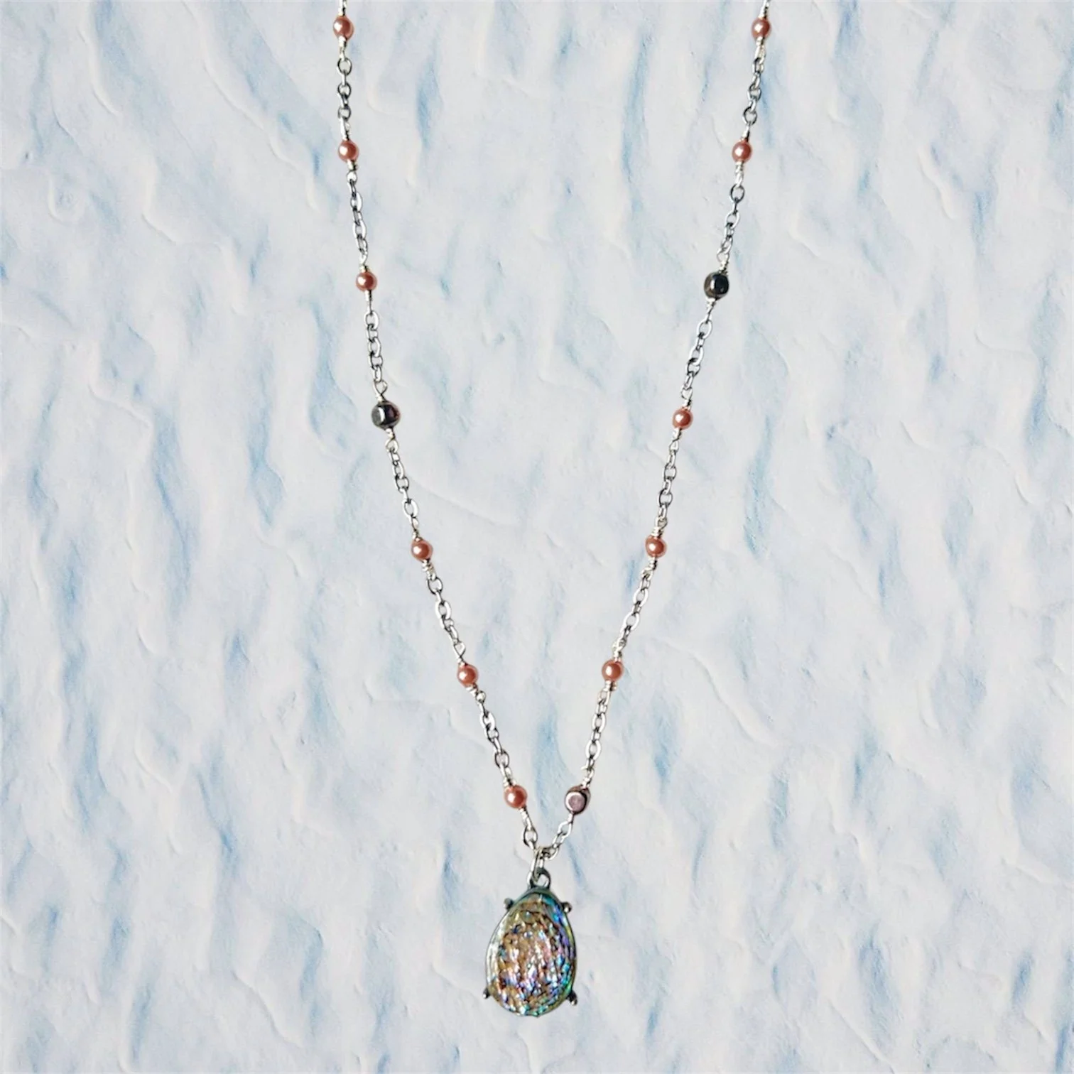 Wren silver necklace by Busy Beech, view 3